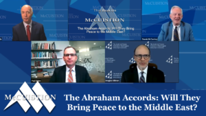 Jim Falk, Dennis McCuistion, Paul Salem and Dennis A Siliman discuss the Abraham Accords on the McCuistion Program.